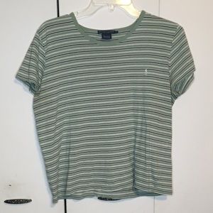 striped Ralph Lauren crop top